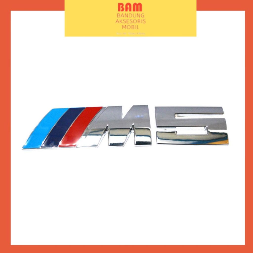 Emblem Besi BMW M5 Warna Chrome