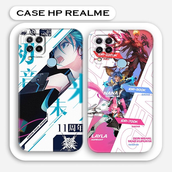 Casing Softcase Hp Realme C15 / C12 / C25 / C25S Motif Anime Tpu Prokamera