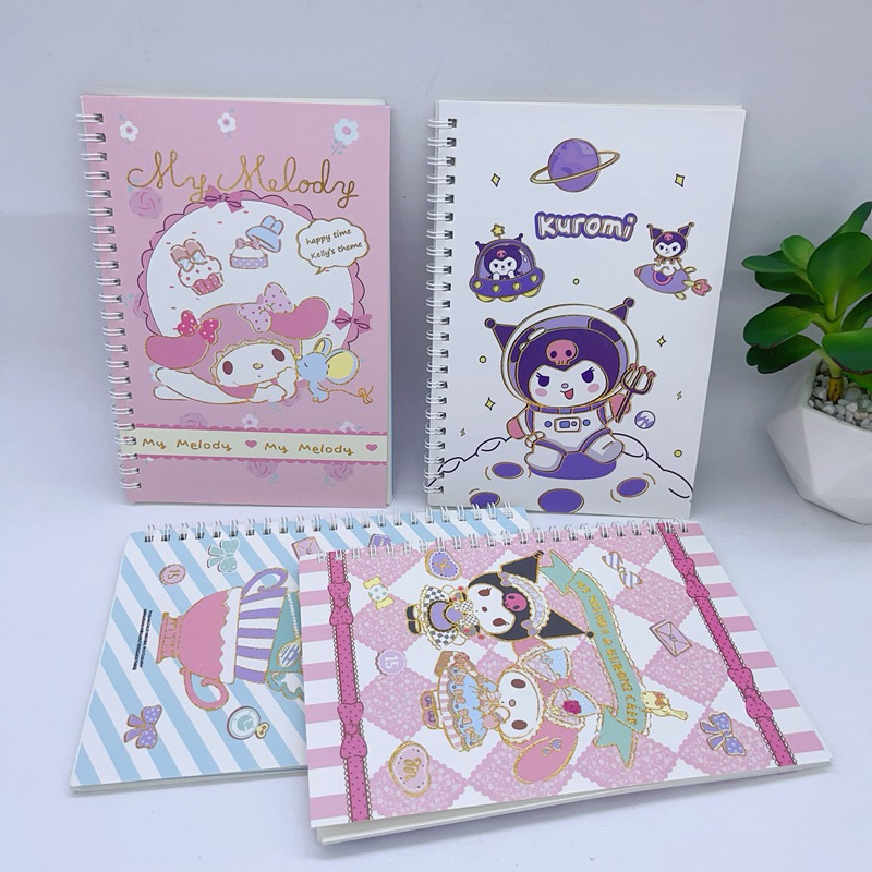 

(60HAL) BUKU TULIS A6 MOTIF SANRIO NEW COVER / NOTE A6 CINNAMOROL MELODY KUROMI