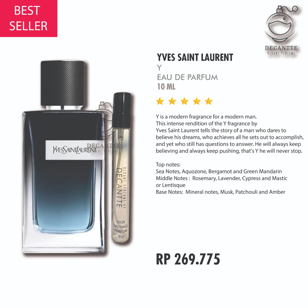 YSL Y EDP 10ml (decant) 100% ORIGINAL