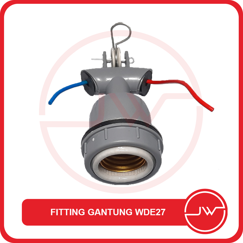 FITTING LAMPU  / FITTING GANTUNG WD E27 / FITTING LAMPU GANTUNG PLASTIK