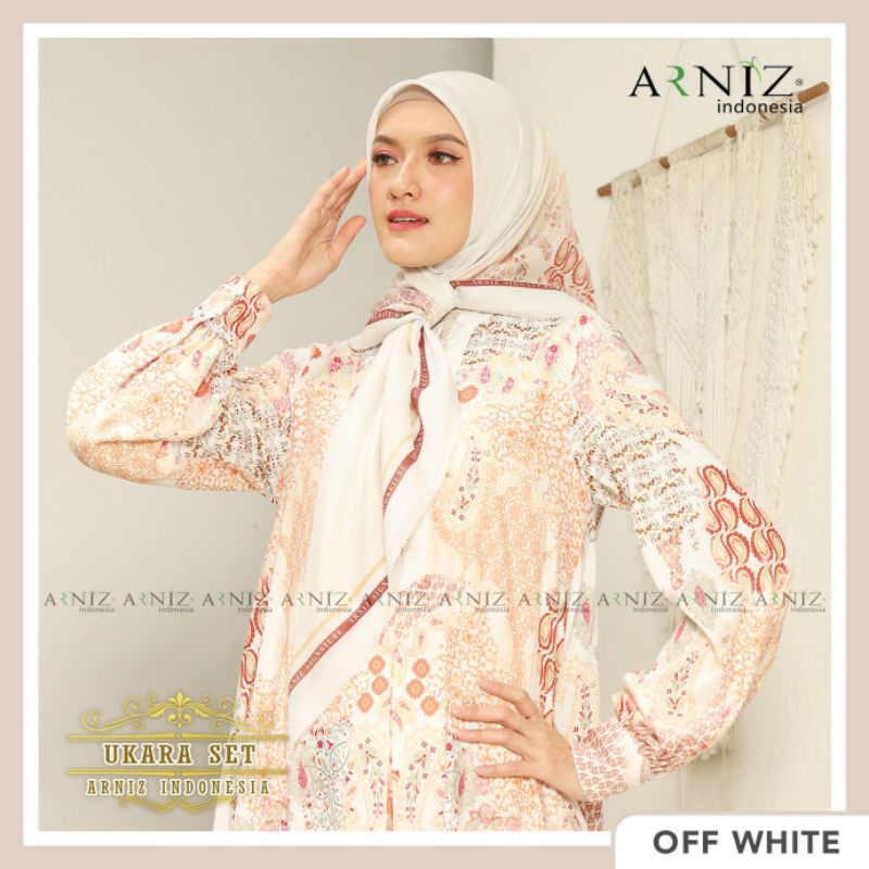 Ukara Dress Set Jilbab By Arniz Collection Terbaru