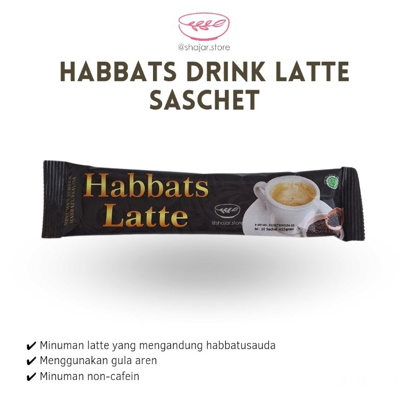 HABBATS LATTE SACHET  - MINUMAN SERBUK HABBATUSSAUDA ECER