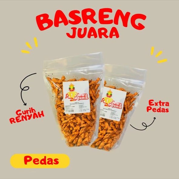 

BASRENG PEDAS DAUN JERUK JUARA NGEMIL 500 GRAM