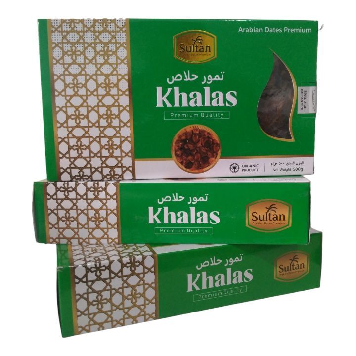 

Kurma Premium Sultan KHALAS 500 Gr Asli Arab Saudi Manis MPASI Booster Nabeez Legit Madu Mesir Sukari