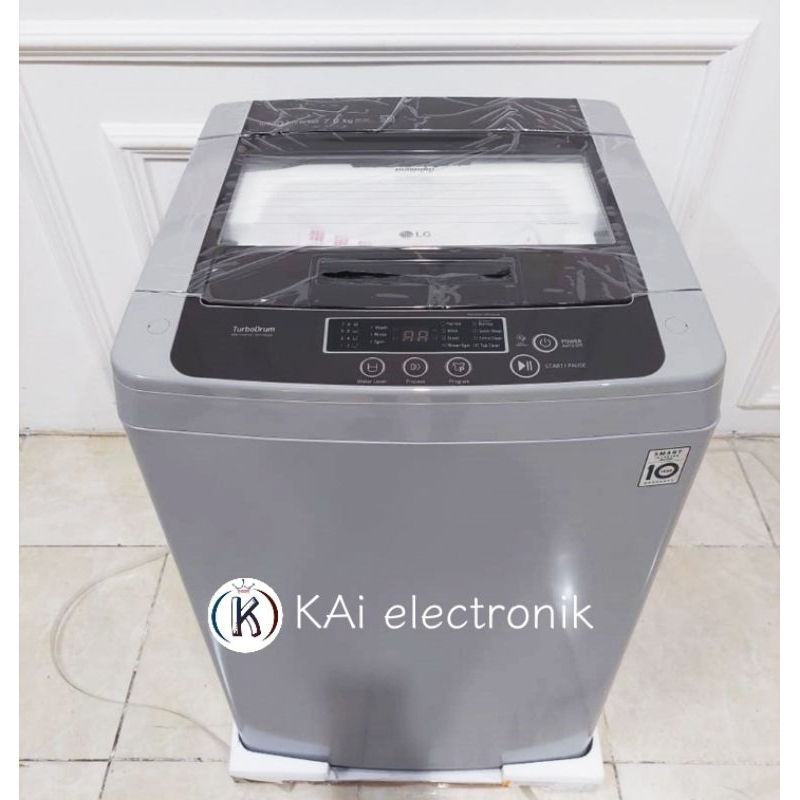 mesin cuci LG 7kg T2107VSPCK smart inverter