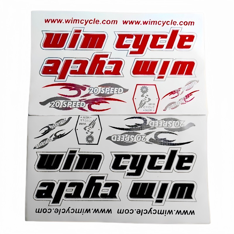 Stiker Sepeda Wimcycle BMX Speed Sticker Striping
