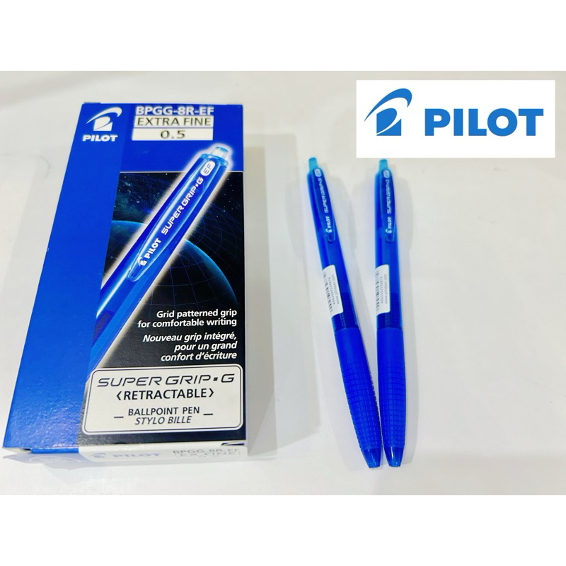 

PULPEN PILOT SUPER GRIP 0.5 ( RETRACTABLE) - BIRU