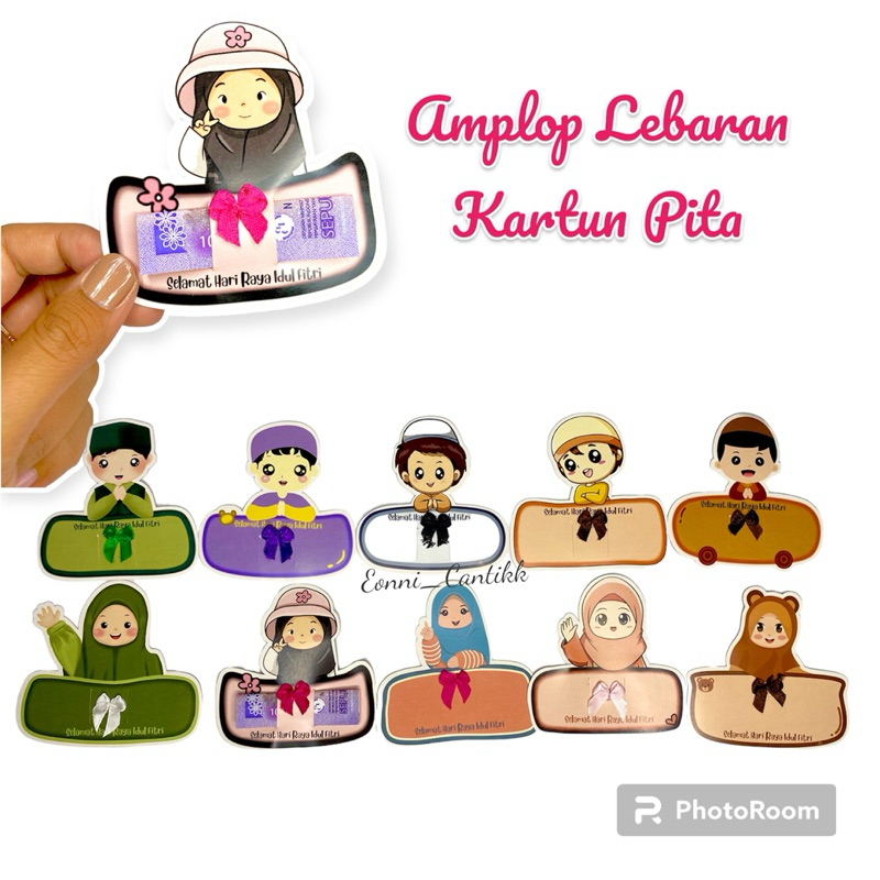 

Amplop lebaran Karakter Pita isi 20 pcs