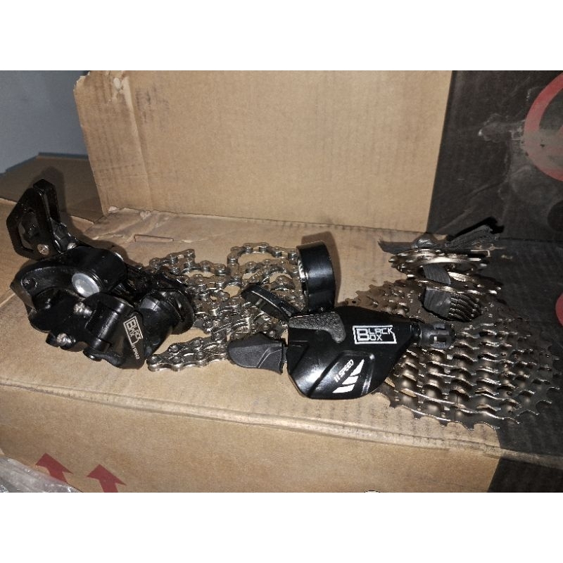 Groupset Blackbox 10 Speed Shifter Rantai Sprocket RD Paket lengkap black box bukan Sensah