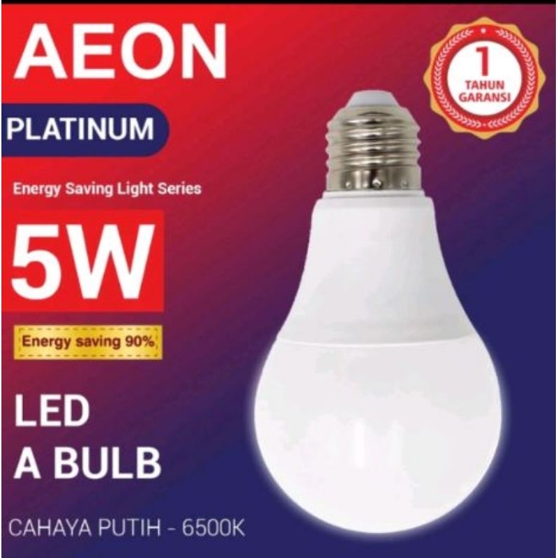 LAMPU LED MERK AEON - DAN KAGAWA LED HEMAT ENERGI 5 watt | 7 Watt | 9 Watt | 10 watt | 15 watt | 40 