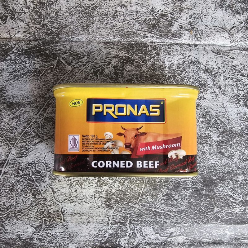 

PRONAS CORNED BEEF WITH MUSHROOM 198gr