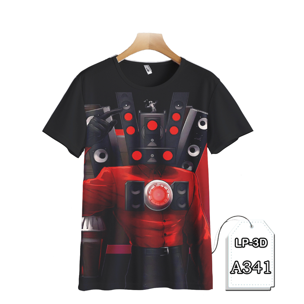 KAOS SKIBIDI TITAN SPEAKERMAN KAOS Game Anak #LP3D-A341