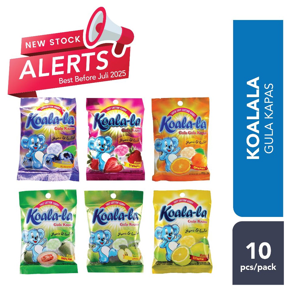 

88 Product HOT Permen Kapas Koalala Koalala 1pack isi 1 pcs