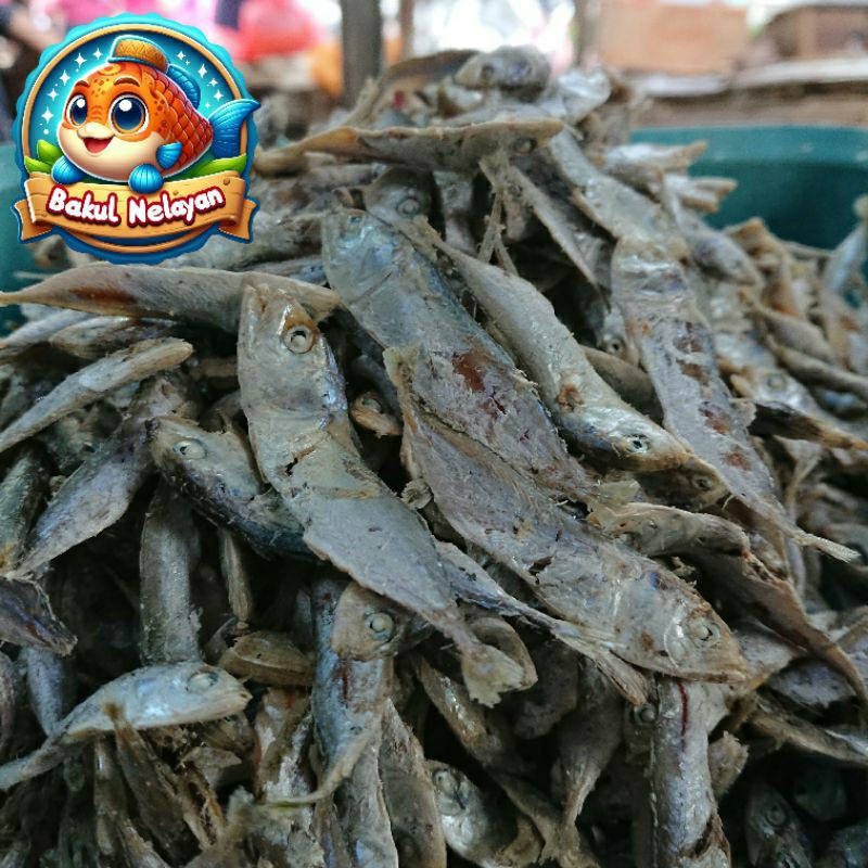 

Ikan asin kembung rebus
