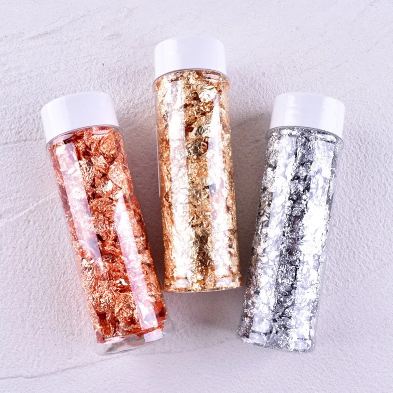 

TERLARIS Gold Foil Silver Foil For Cake Decoration Food Decoration Cake Topper Foil Emas