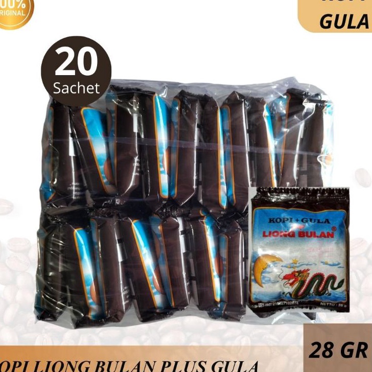 

C6369 Kopi Gula Liong Bulan Kopi legend Khas Bogor Enak Murah dan Halal