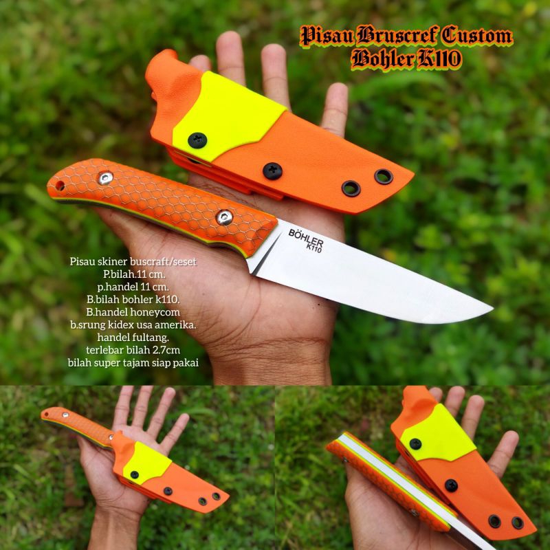 PISAU SESET KULIT PILET DAGING BOHLER K110 super tajam