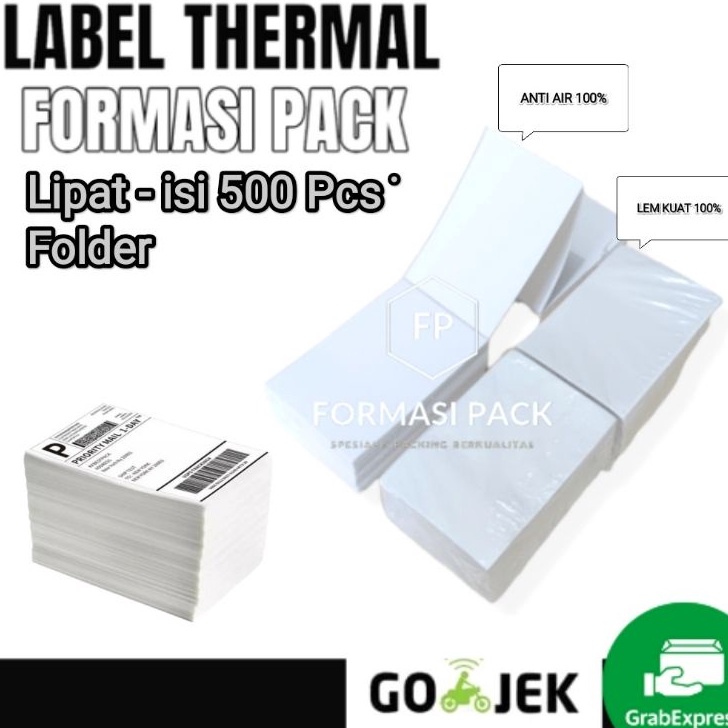 

STOK SIAP COD Label Barcode Direct Thermal 1 X 15 mm 1x15 4x6 isi 5pcs ukuran A6