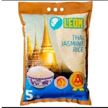 

Beras Jasmine Thailand Leon Thai Jasmine Rice 5kg