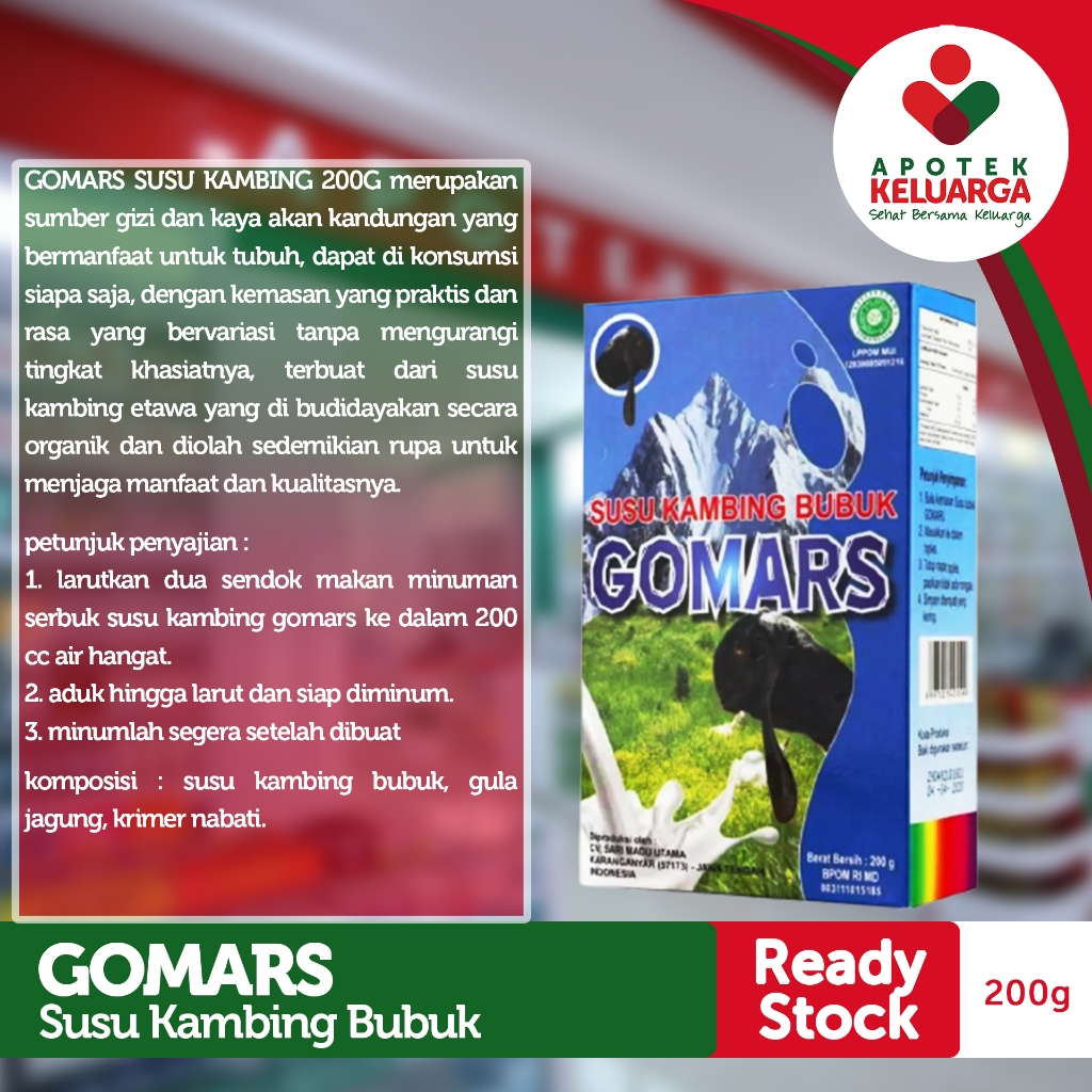 

GOMARS | SUSU KAMBING ETAWA GOMARS ORIGINAL