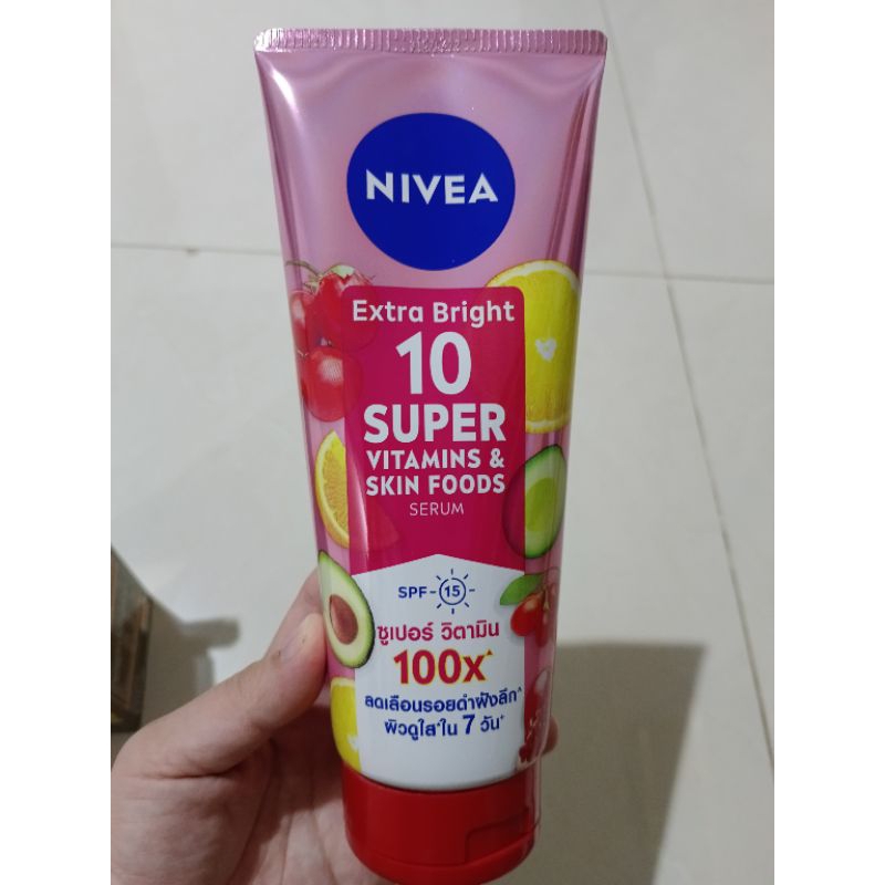 NIVEA BODY LOTION SUPER C EXTRA BRIGHT THAILAND