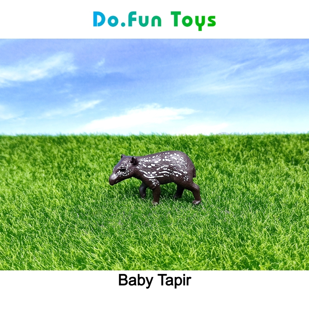 Animal Figurine | BABY TAPIR / Mainan Miniatur Binatang Bayi Tapir