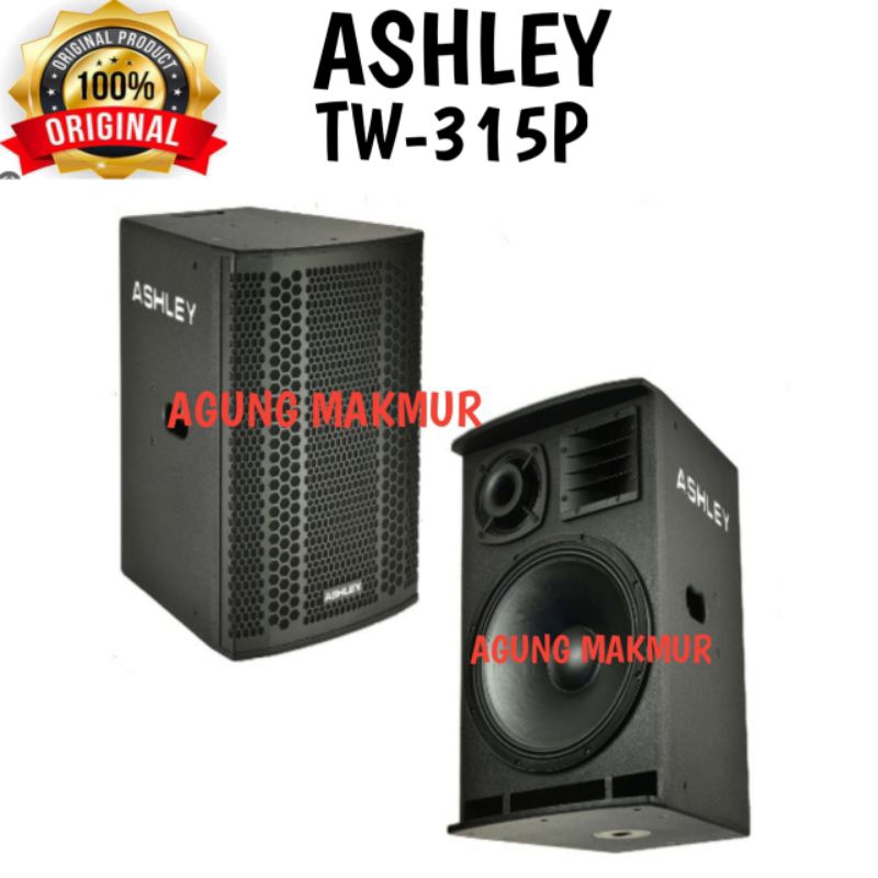 SPEAKER PASIF ASHLEY TW-315P ORIGINAL 3 WAY 15 INCH - Speaker Ashley TW 315P