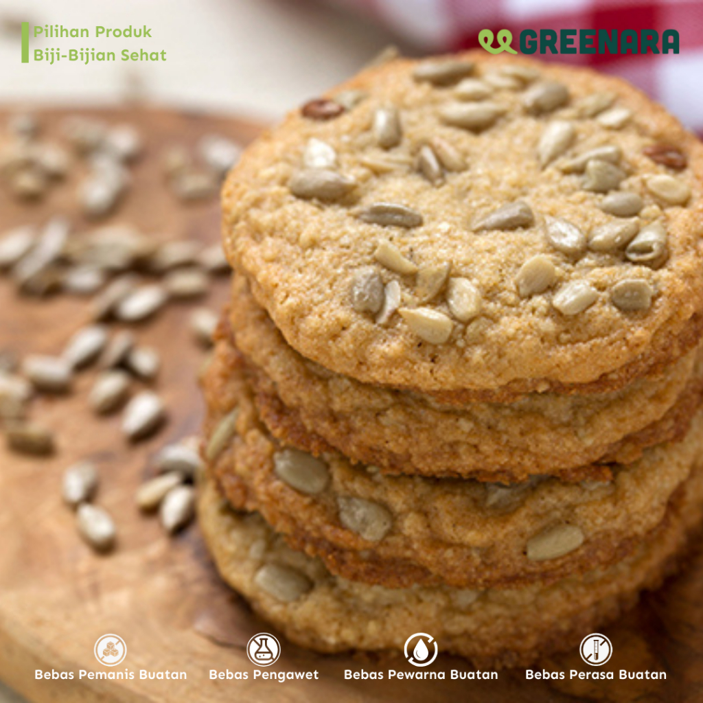 

Greenara - Kuaci Kupas Asin 500gr / Lightly Salted Roasted Sunflower Seed 500 Gram