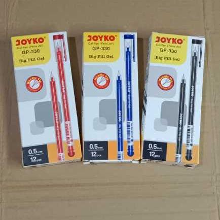 

Pena joyko GP 330 harga per lusin 12 batang