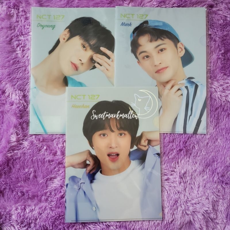 Clear File Official NCT 127 Doyoung Mark Haechan