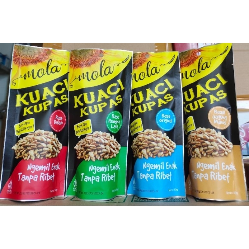 

MOLA Kuaci Kupas Sunflower Seed 50 Gram