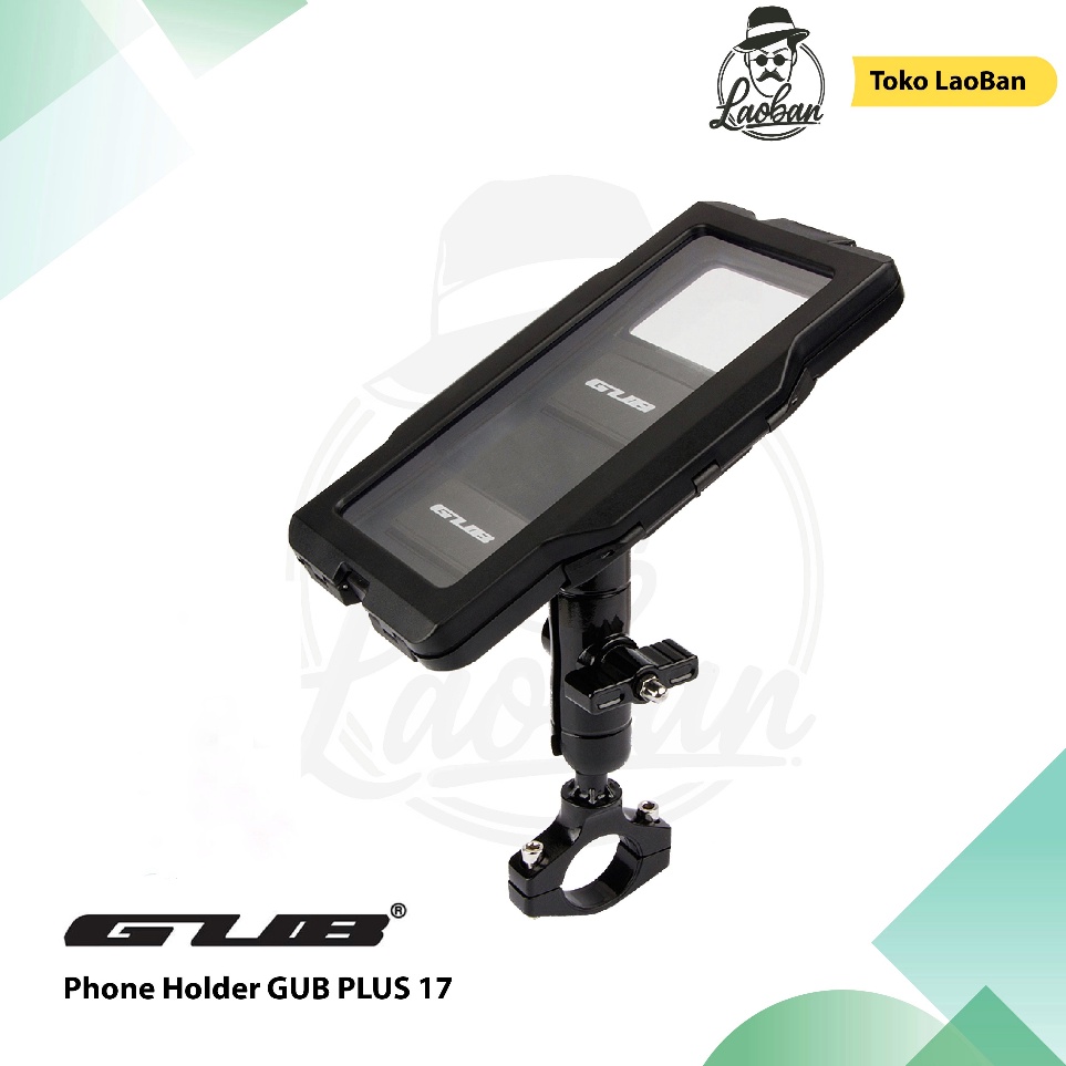 Plv Phone Holder GUB PLUS 17 Ballhead Original  Waterproof Holder HP Motor  Terkini