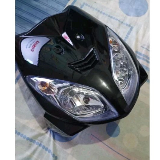 Tameng/front cover body depan BEAT KARBU, Mata 2 custom ref nouvo z ,