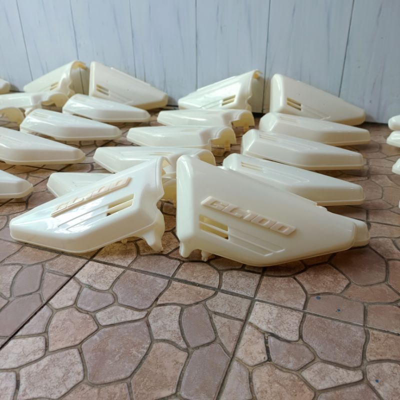 Box Aki Honda Gl 100 Gl Cepek ABS Original Kode L dan R ABS Kanan Kiri Detail Original mirip ORI Bok