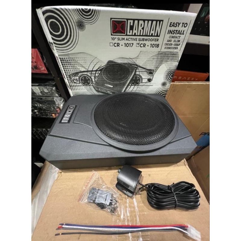 Subwoofer Aktif Carman Subwoofer kolong Carman Subwoofer bawah jok Carman