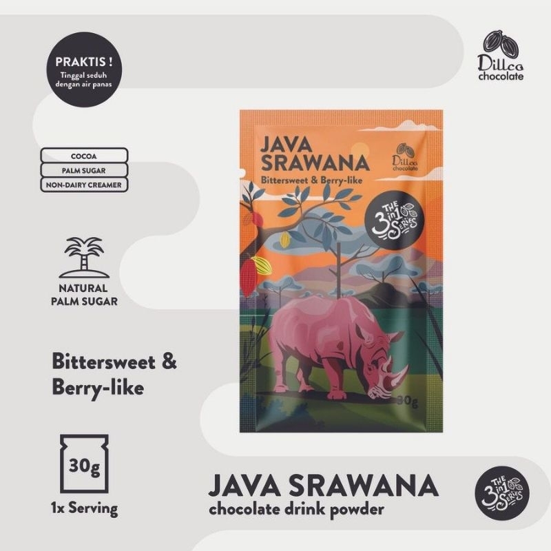 

DILLCO CHOCOLATE - 3-in-1 (Ready to Serve) Java Srawana 30 gram