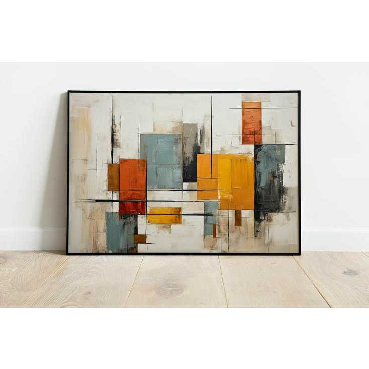Lukisan Abstrak Minimalis Modern ukuran jumbo 120cm x 80cm