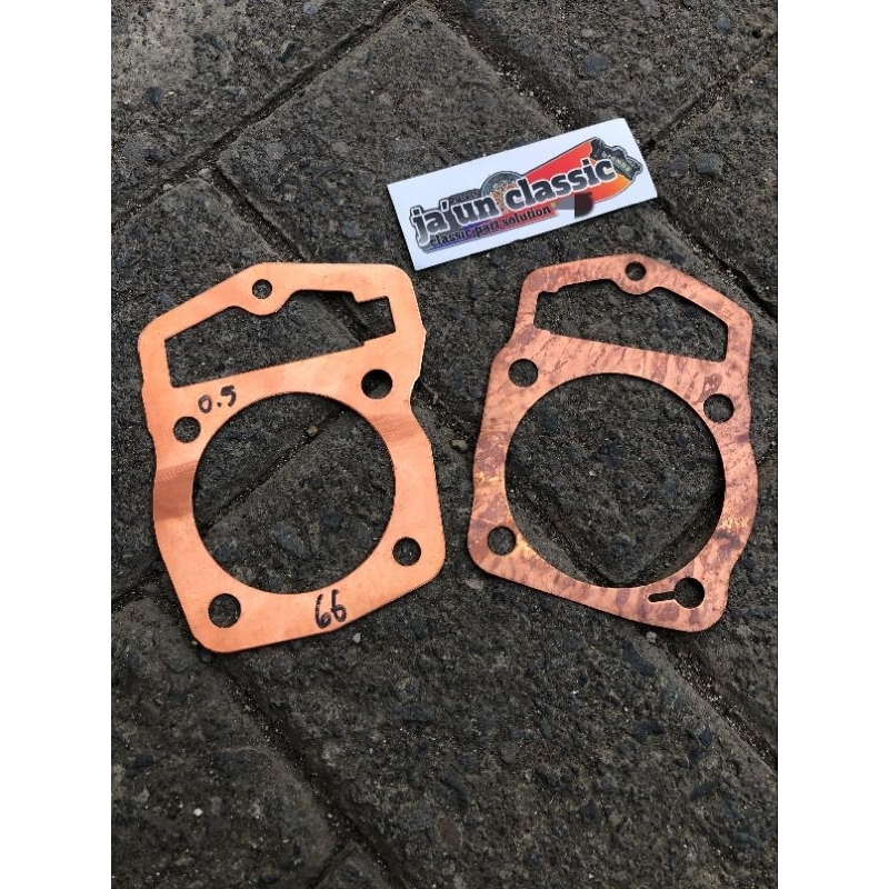 packing pack pak blokop cylinder blok GL max series Megapro Primus Tiger lama original kuningan / pa