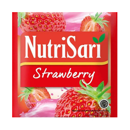 

Nutrisari Rasa Strawberry 1 Renceng isi 10 Sachet 14g