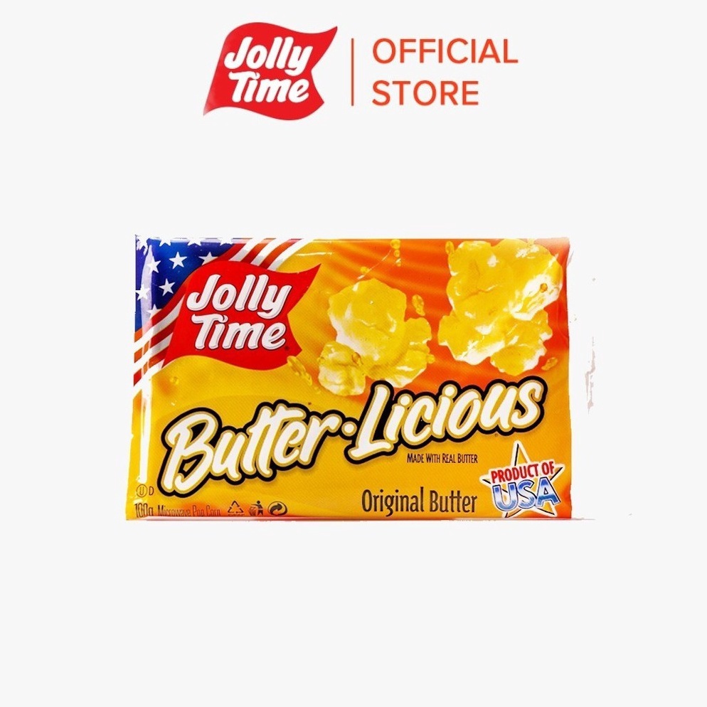 

PROMO ALE Jolly Time Microwave Popcorn Butterlicious Product Of USA