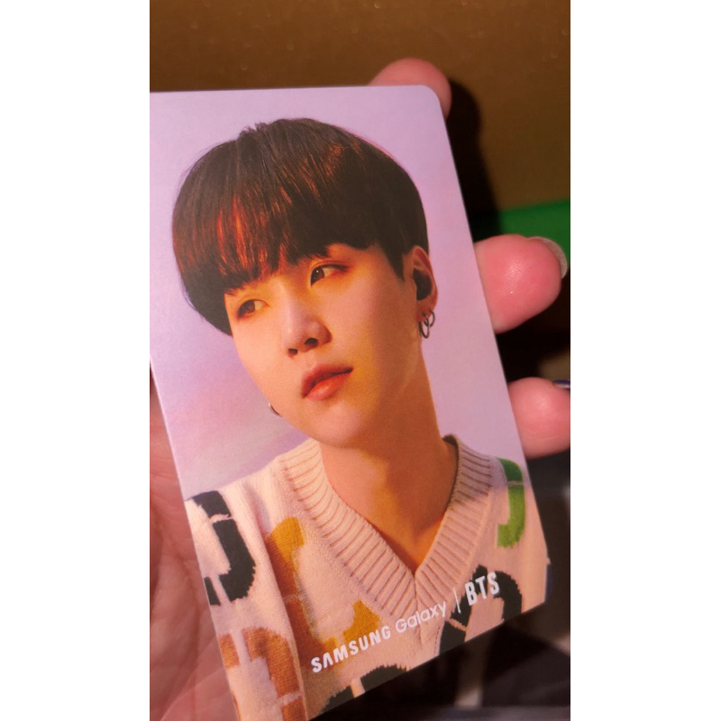 photocard suga samsung
