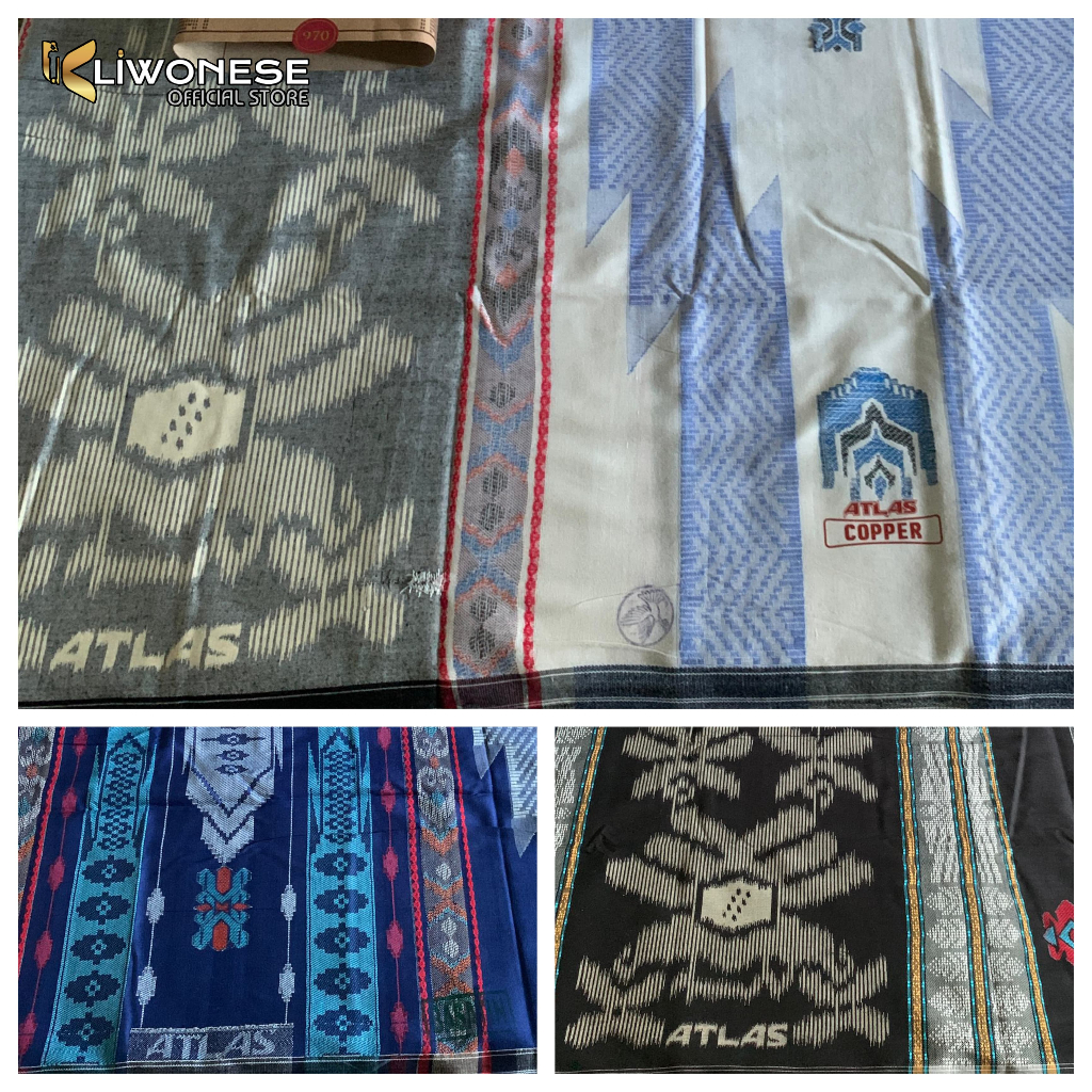 Sarung Atlas Suprem 970 ( 960 B129-B152 b) Copper Afkir Super Premium Songket Jacquard