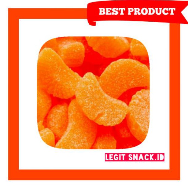 

BEST SELLER Permen Jelly Jeruk Orange Jelly Candy Jeli Kiloan 5 Gram