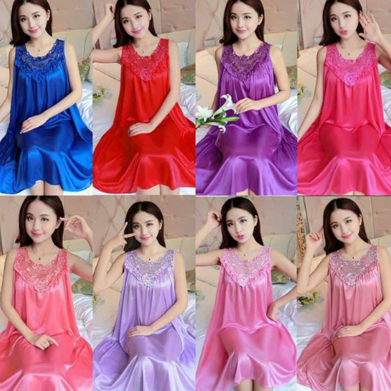 BEST SELLER Lingerie Dress Baju Tidur Wanita BIG Jumbo Happy  DASTER LINGERIE SEXY HAPPY