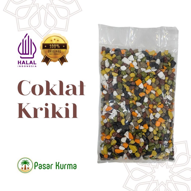 

Cuci gudang Coklat Kerikil Turki Stone Coklat Batu 1KG Coklat Arab Original