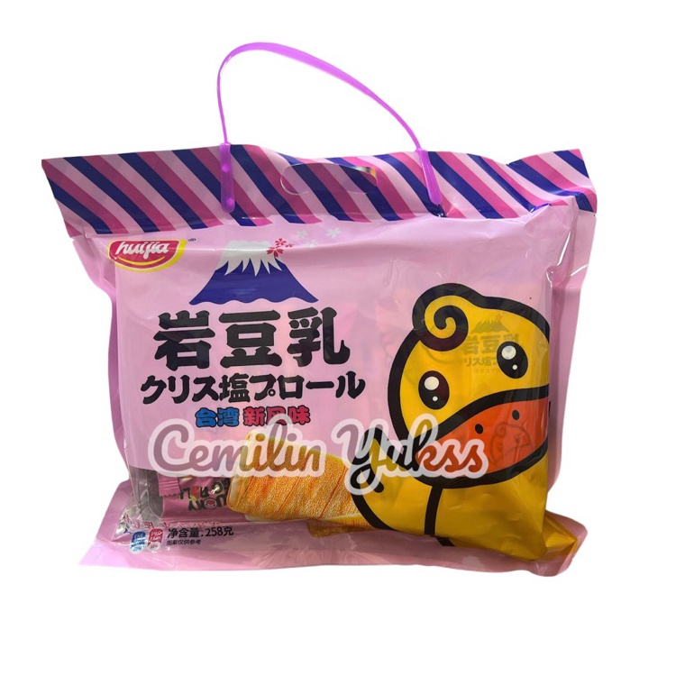 

VIRAL Huijia Salted Egg Yolk Wafer Roll 268g Isi 3Pcs Wafer Roll Rasa Kuning Telur Asin