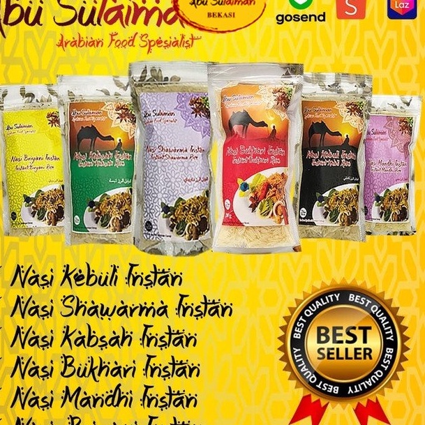 

PROMO MURAH Beras Basmati 2 gr Plus Bumbu Nasi Kebuli Mandhi Bukhari Shawarma Kabsah Briyani Instan Abu Sulaiman