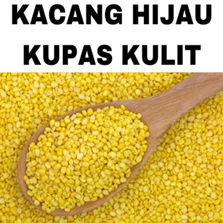 

JSO KACANG HIJAU KUPAS 1 kg kacang ijo kupas kulit