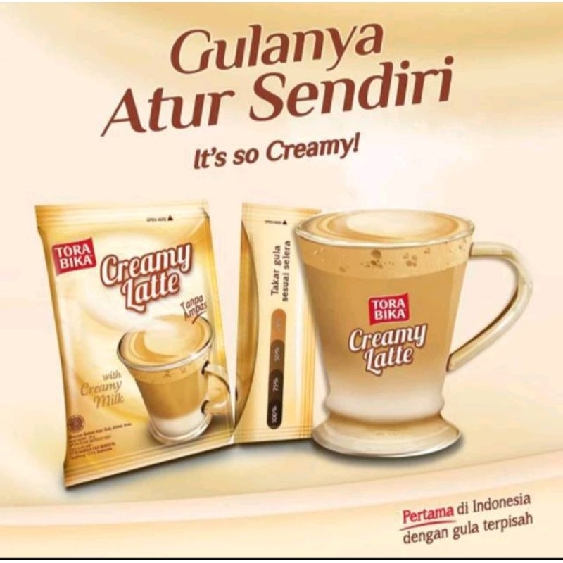 

creamy latte creamy 1dus 12renceng